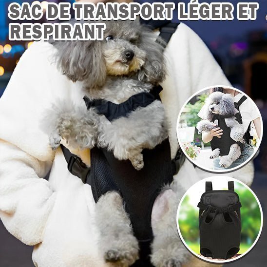 Sac à dos pour chien respirant - Chien à vie